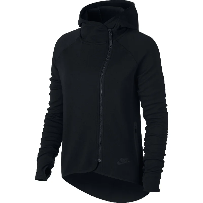 Nike Sportswear Tech Fleece Women's Full Zip Cape Hoodie Black