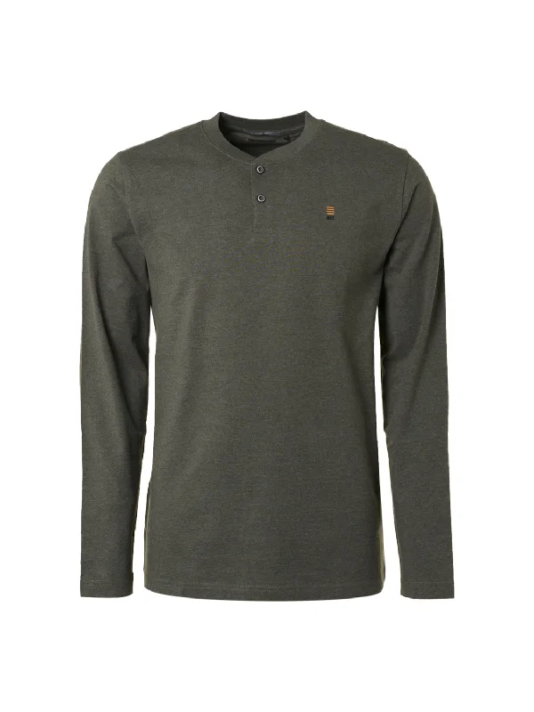 Instant Discount No Excess - Long Sleeve Grandad T-Shirt