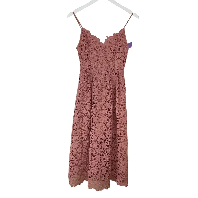 Epic Deals Pink Dress Casual Maxi Astr The Label, Size S
