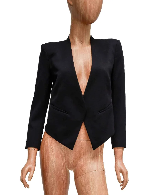 Mega Sale Cropped Black Blazer