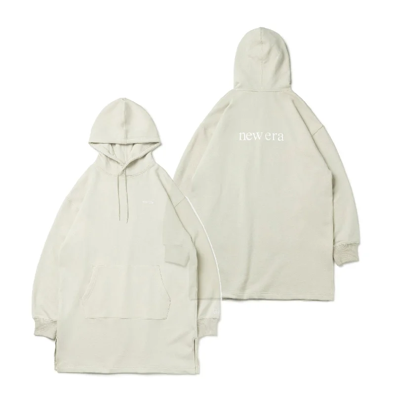 Unmissable Offer WOMEN'S 裏毛 スウェット プルオーバーフーディー ワンピース Roman Logo ストーン