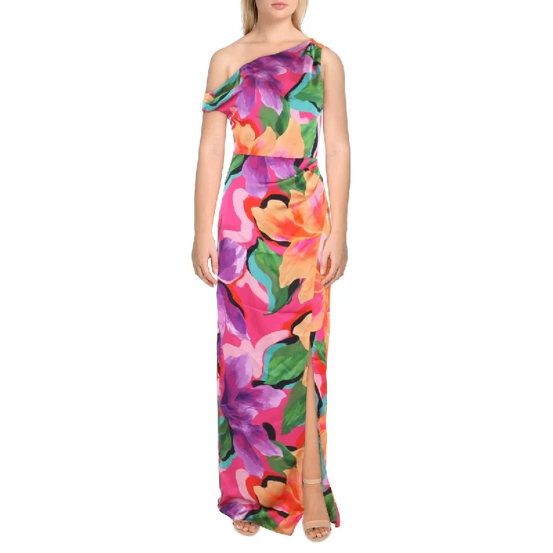 Womens Full Length Printed Maxi Dress