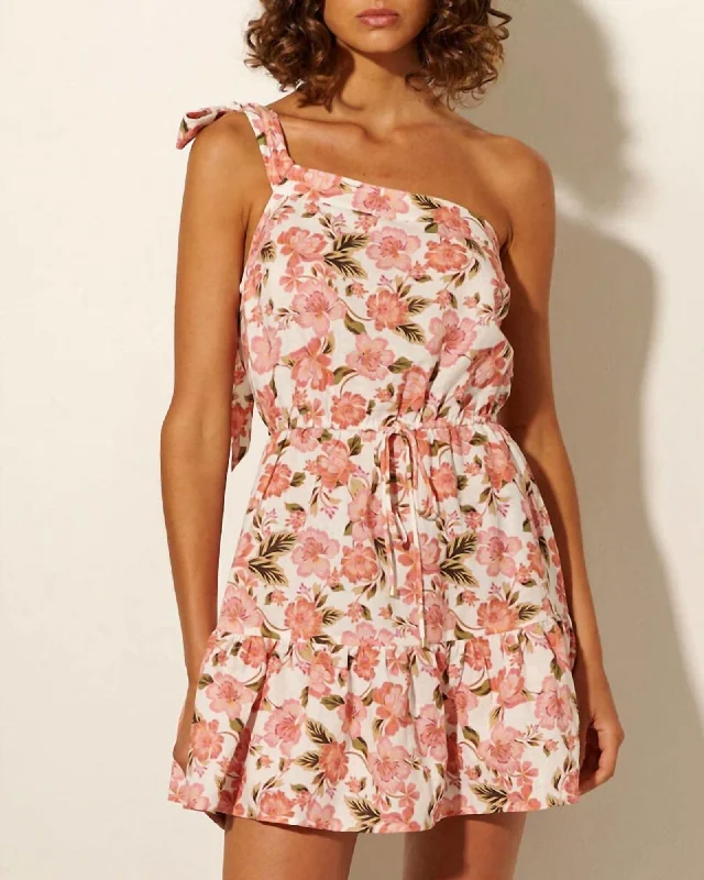 Value Deals Honor Mini Dress In Mila Peach Floral | Mila Peach Floral