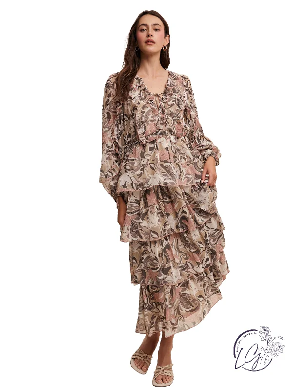 Quick Sale Roots Entwined Maxi Dress