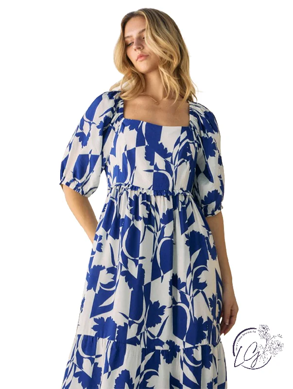 Amazing Deals Hello, Sunshine Babydoll Midi Dress