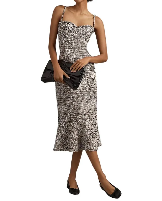 Selene Dress In Stitch Tweed