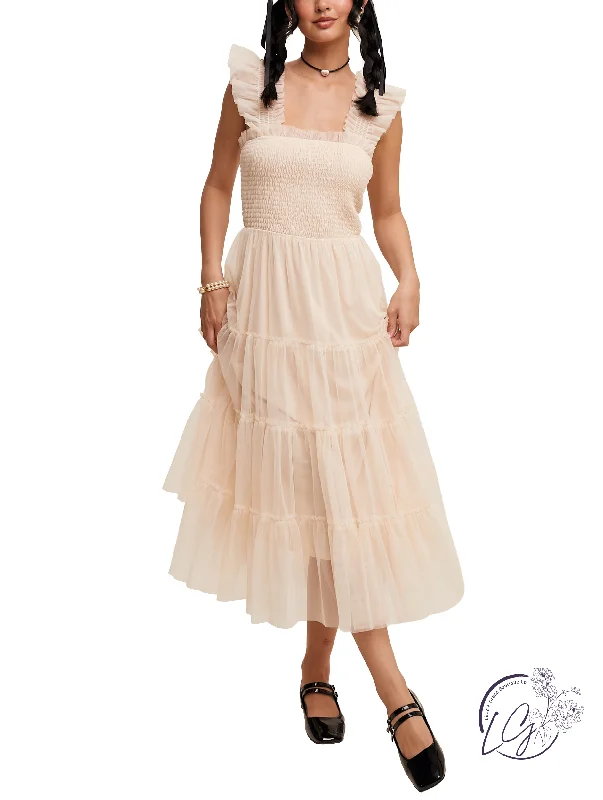 Don’t Miss Out Moonlit Mirage Ruffle Tiered Dress
