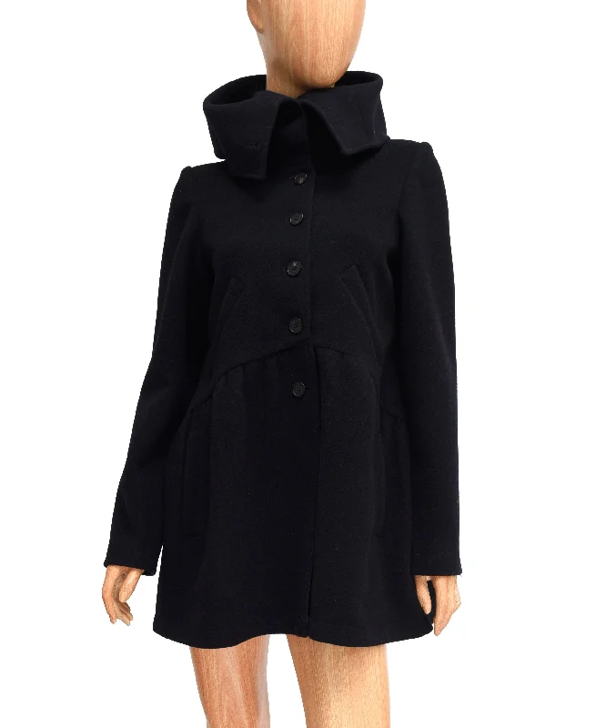 Online Only Wool Peacoat with Silk Lining