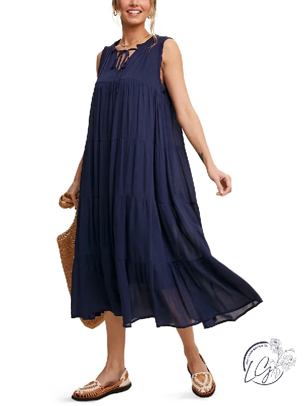Price Reduction Metro Boho Flowy Maxi Dress
