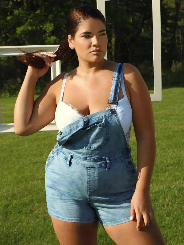 Seasonal Clearance Kate Tie Dye Short Overalls