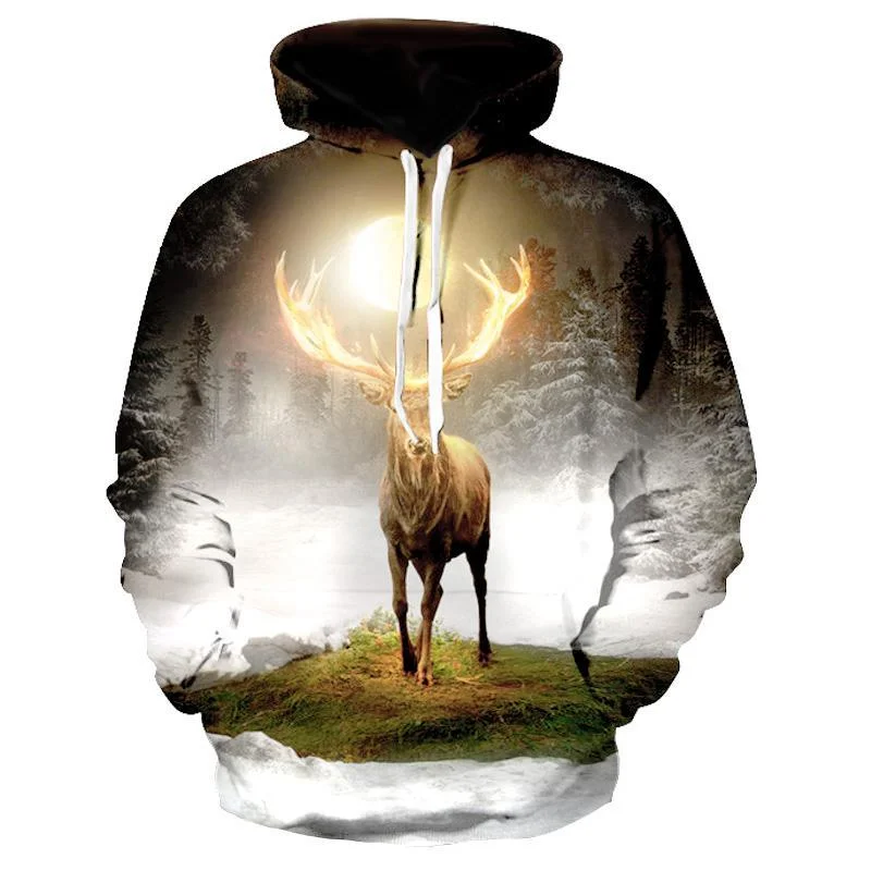 Lowest Prices Reindeer Moon Hoodie