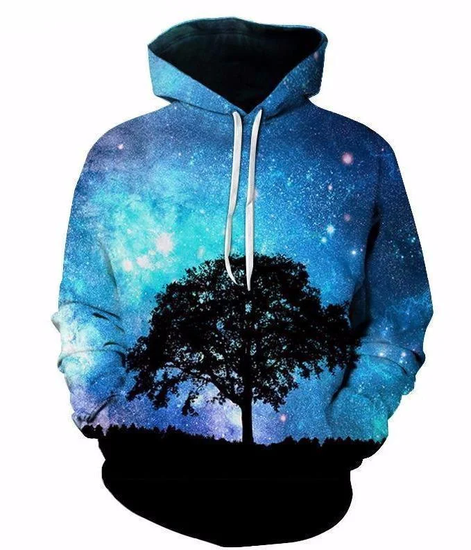 Unbeatable Prices Unisex 3D Aqua Galaxy Hoodie