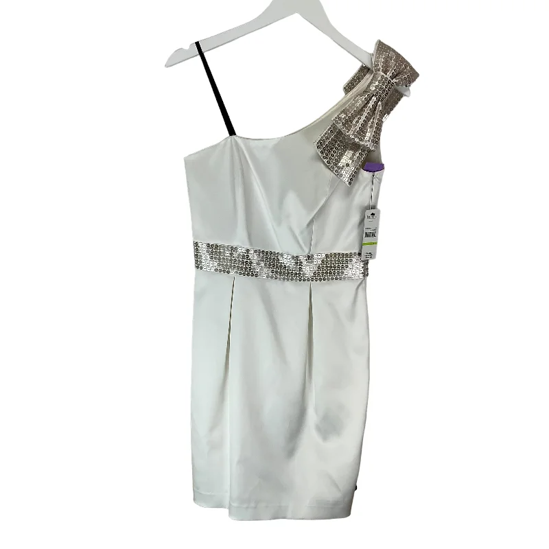 Price Buster White Dress Party Midi Laundry, Size 4