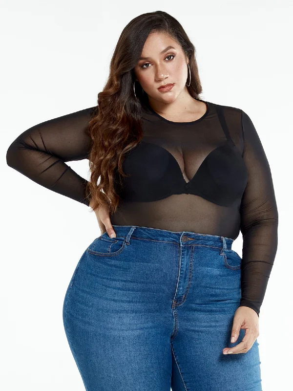 Year-End Sale Evelyn Black Scoop Neck Top