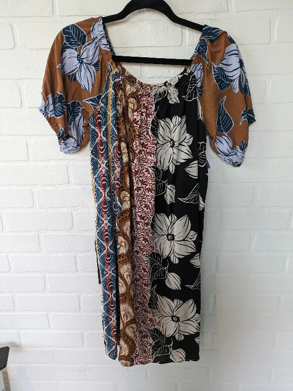 Exclusive Preview Black Dress Casual Short Tribal, Size Xs