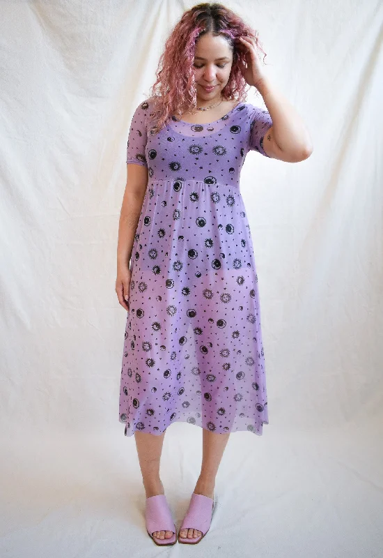 TIME-Limited Offer Megumi Dress in Lavender Skies