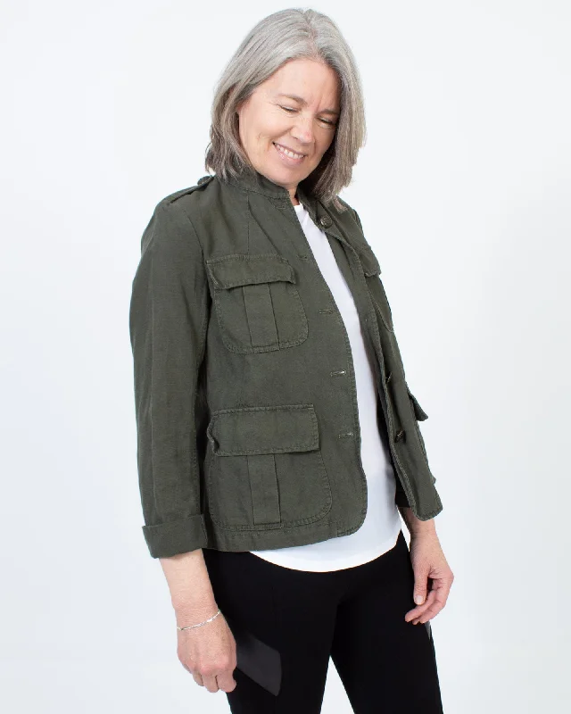 Buy More, Save More "Wren" Patch Pocket Military Style Jacket