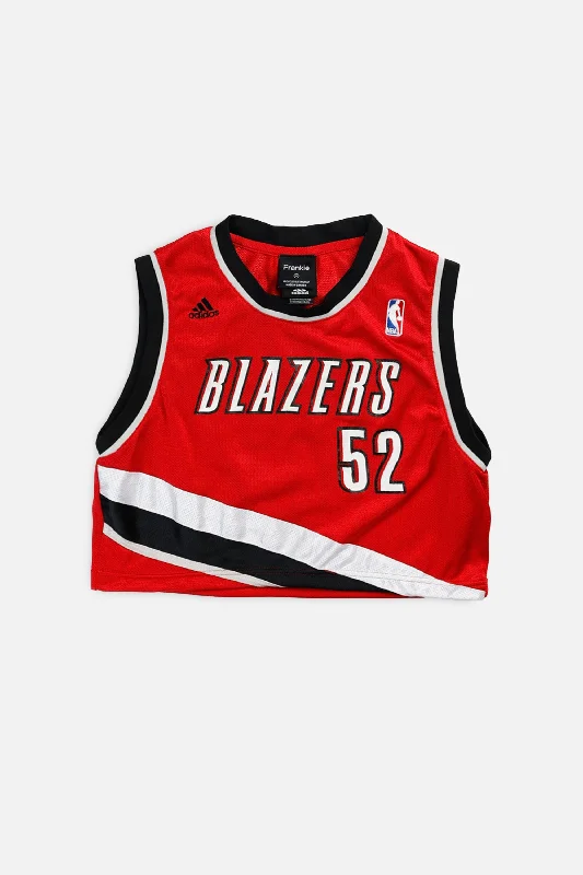 Shop and Save Rework Portland Trailblazers NBA Crop Jersey - S