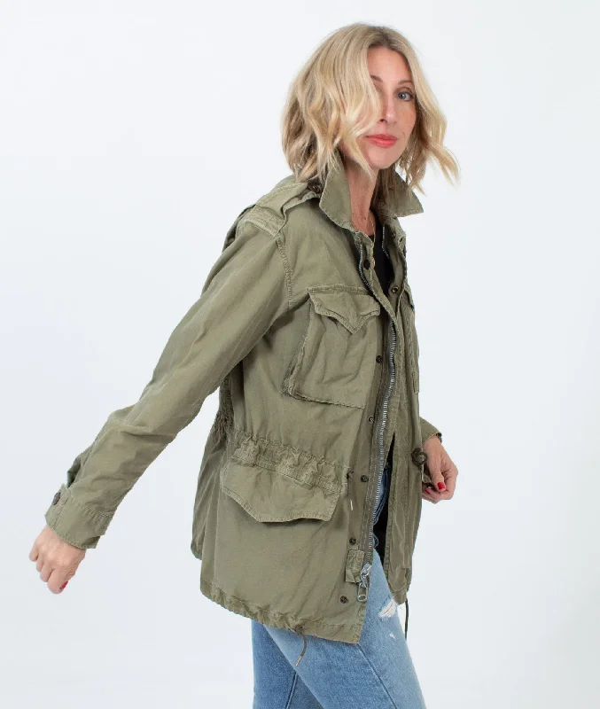Crazy Savings Cotton Twill Military Jacket