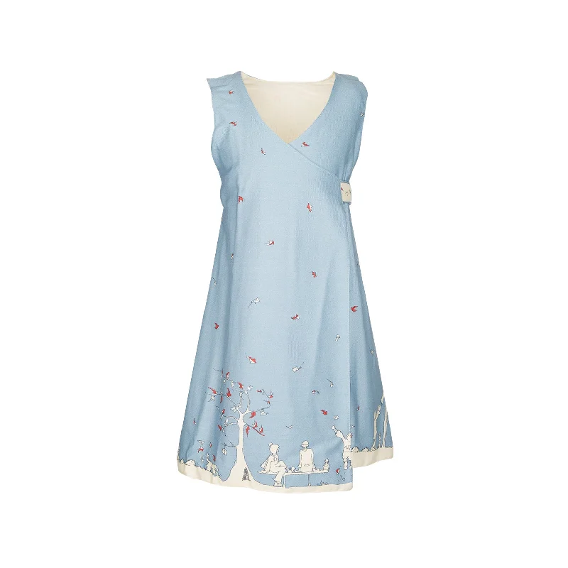 Junko dress - Aunt Eva blue