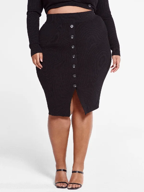 Flash Deals Bree Ribbed-Knit Sweater Skirt
