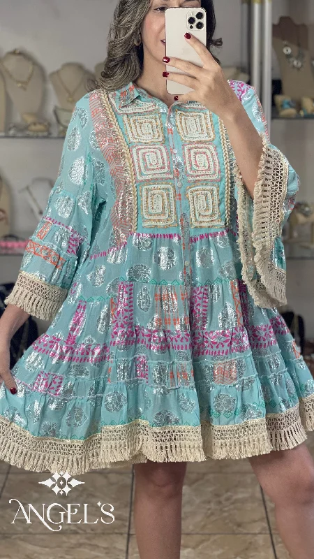 Final Clearance Let’s Party Bohemian Short Dress
