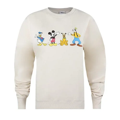 Price Break Disney Womens/Ladies Mickey & Friends Lineup Sweatshirt