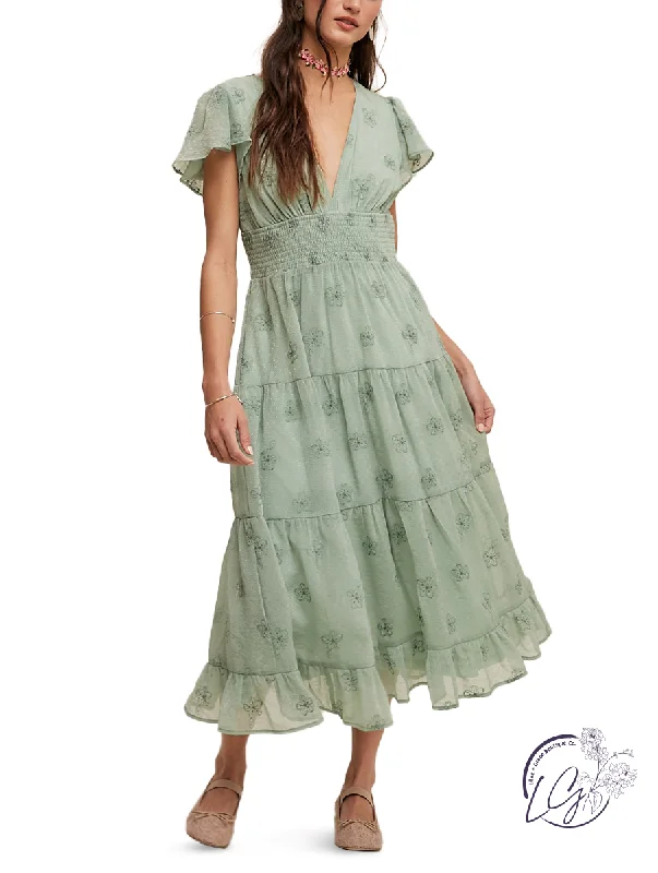 Unmissable Offer Springtime Splendor Maxi Dress