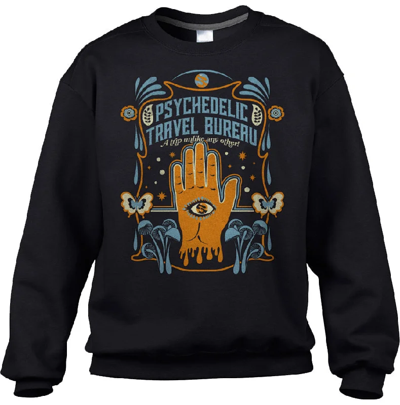 Unisex Psychedelic Travel Bureau Sweatshirt