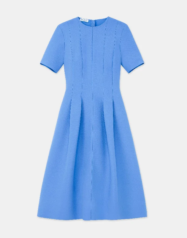 Wool-Silk Crepe Dress