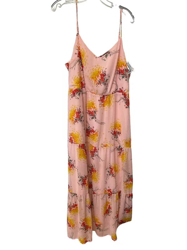 Price Drop Alert Pink Dress Casual Maxi J. Crew, Size 16