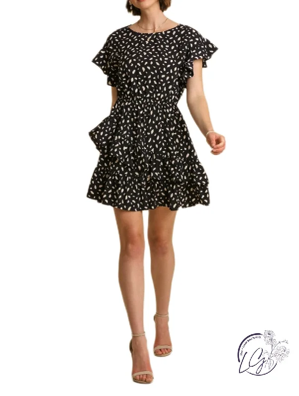 Online Specials Animal In You Ruffle Dress
