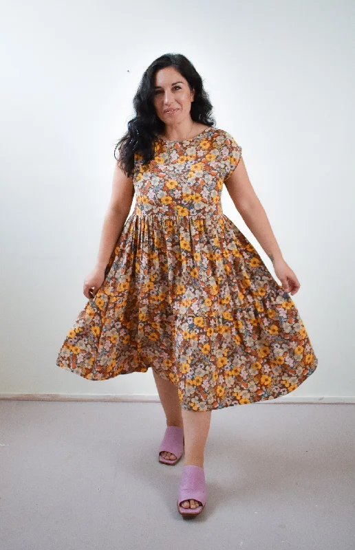 Value Deals Prism Dress in Saffron Floral