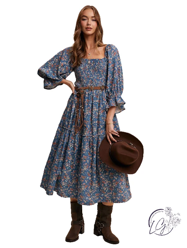 Special Promotion Sunlit Garden Smocked Dress