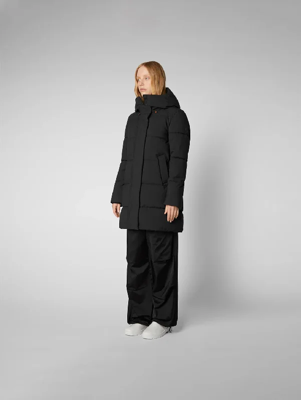 Savings Event Bethany Hooded Coat - Black