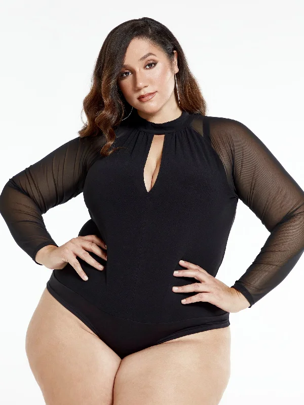 Exclusive Savings Laurie Mesh Sleeve Bodysuit