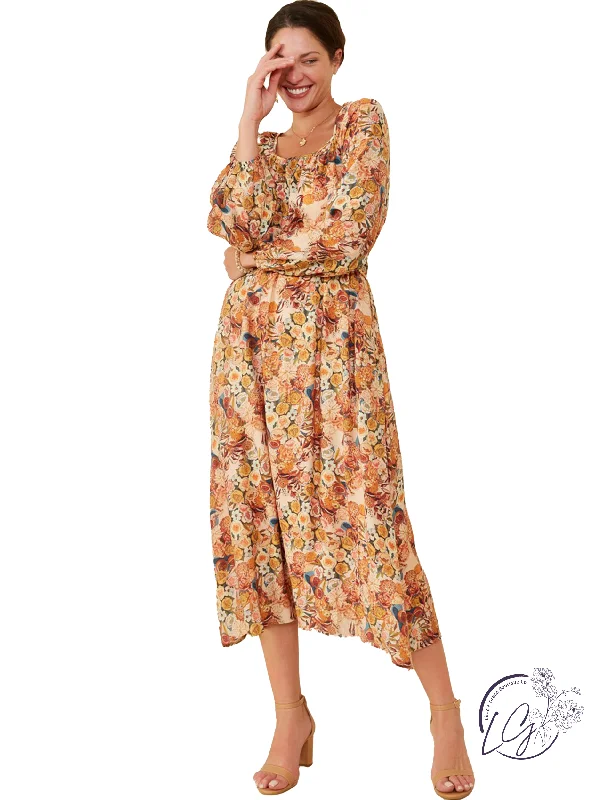 Price Slash Your Heartbeat Midi Dress