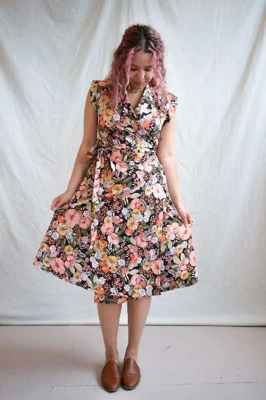 New Markdowns Francis Dress in Midnight Moon Twill