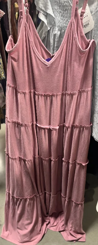 Discount Days Curvy Ruffled Elegance Maxi Tank Dress