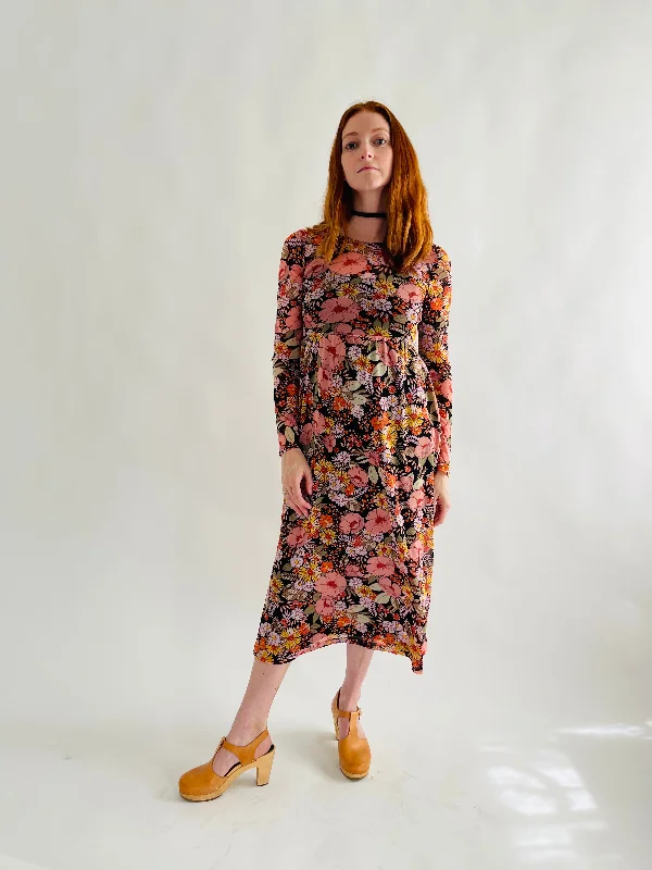 Exclusive Preview Megumi Dress in Midnight Moon Floral
