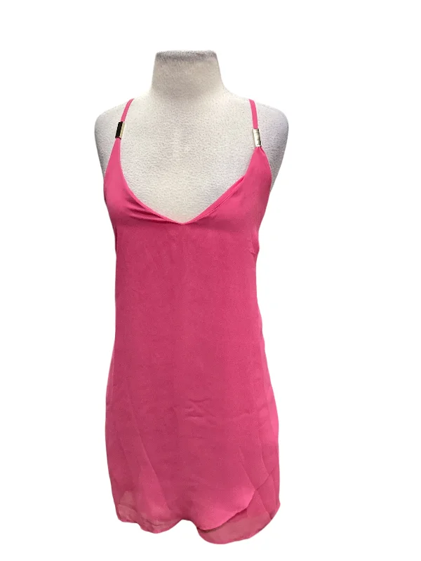 Closeout Pink Dress Casual Short Venus, Size 12