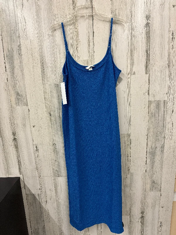 Buy Now Blue Dress Casual Maxi H&m, Size Xl
