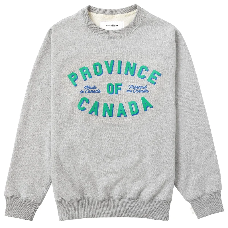 Exclusive Offers Classic Logo Fleece Sweatshirt Heather Grey - Unisex