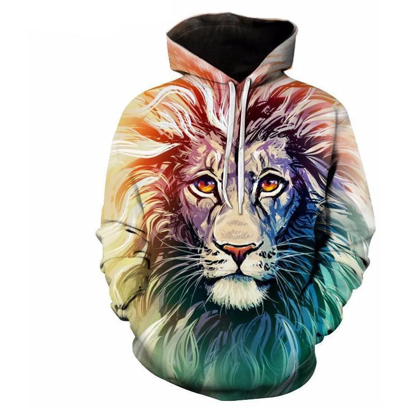 Online Exclusive Unisex Ancient Lion Streetwear Hoodie