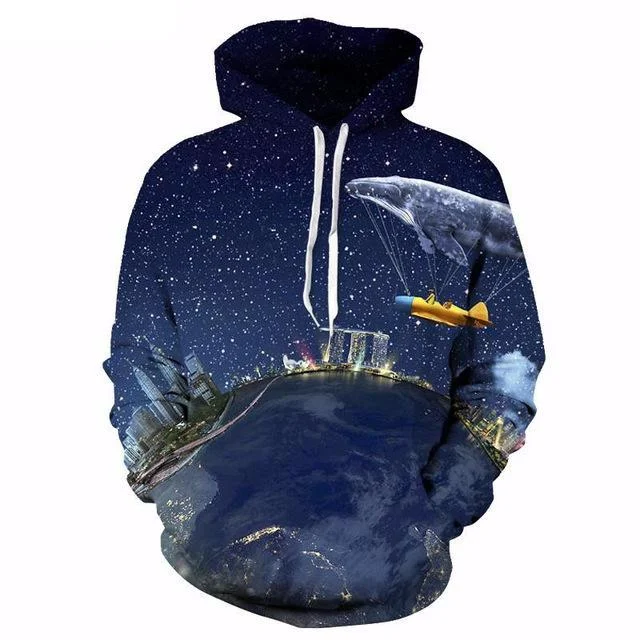 Super Savings Space Art Illusion Hoodie