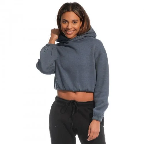 Light And Shade Womens/Ladies Cropped Hoodie