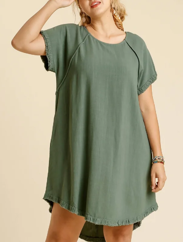 Take Advantage Curvy Cheers to You Short Dress