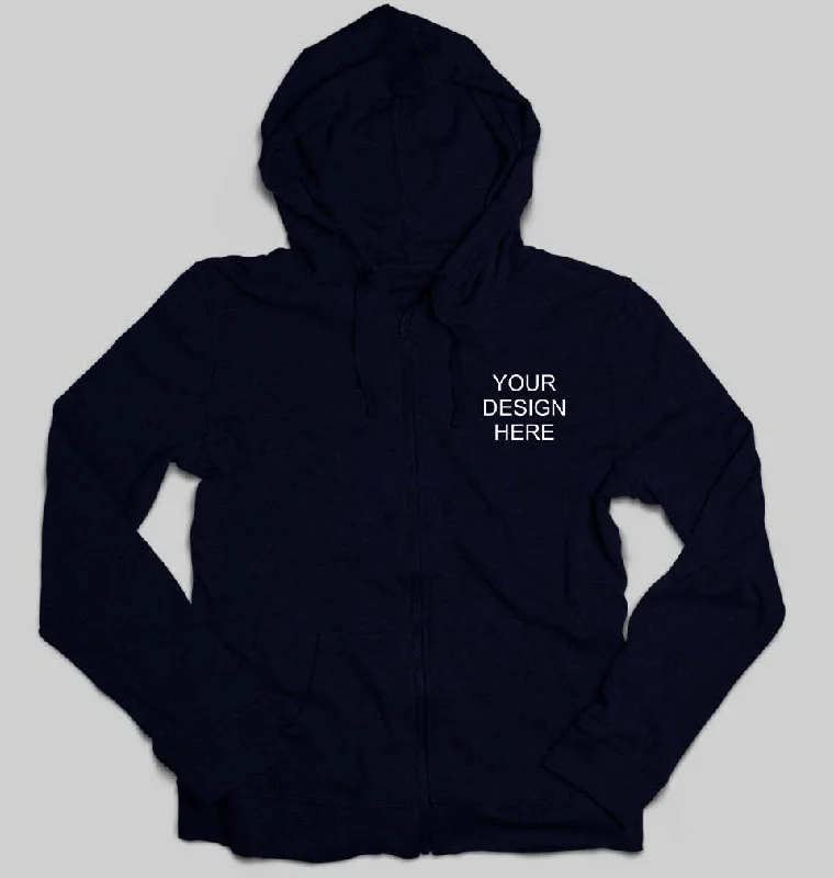 Markdowns Customized-Custom-Personalized Logo Unisex Zipper Hoodie For Men/Women