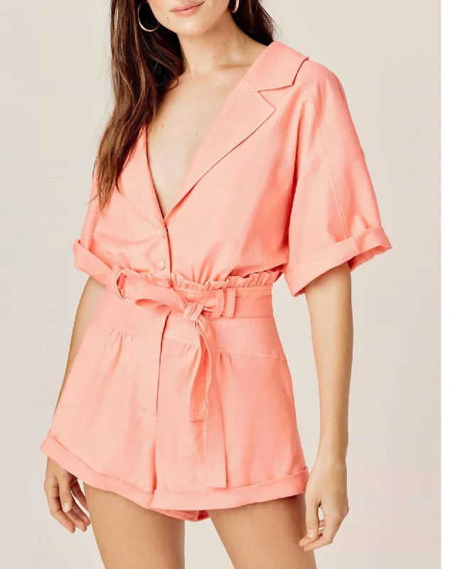 Bargain Blast Millie Romper In Mango | Mango
