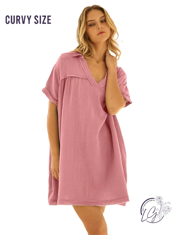 Warehouse Sale Curvy Sail Away Mini Dress